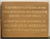 Memorial to Bishop William Louis Anderson
