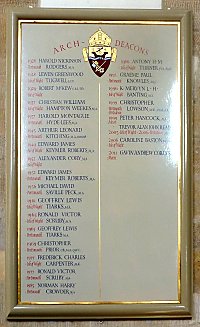 Memorial to the Archdeacons