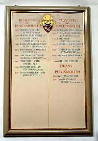 Memorial to the Bishops of Portsmouth