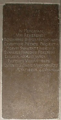 Memorial to Benjamin Burgess