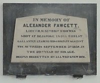 Lieutenant Alexander Fawcett Memorial