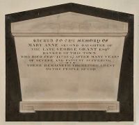 Memorial to George Grant Esq.