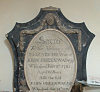 Memorial to Elizabeth and John Greenway