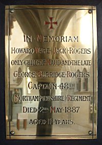 Memorial to Howard Rogers