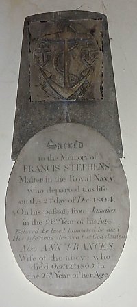 Memorial to Francis Stephens