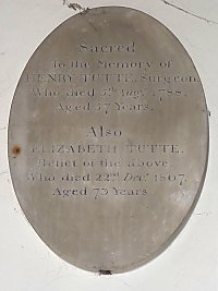 Memorial to Henry and Elizabeth Tutte