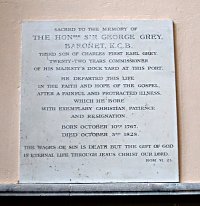 Memorial to Sir George Grey