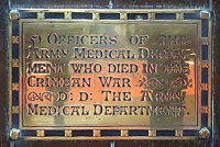 Plaque to Officers of the Army Medical Department