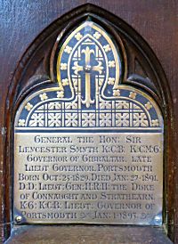Plaque to General The Hon. Sir Leycester Smyth