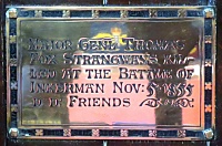 Plaque to Brigadier-General, Thomas Fox Strangways