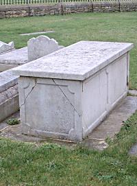 The Grave marker of Major Henry White and some members of his family