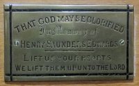 Plaque to Henry Saunders Edwards