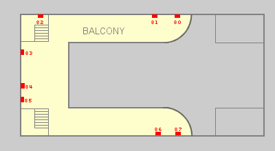 Plan of the Balcony