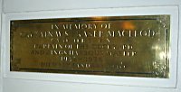 Memorial to Captain WS Fraser MacLeod