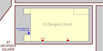 Plan of St Georges Church