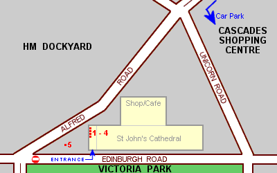 Plan of St Johns Cathedral