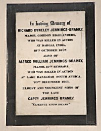 Majors Richard Dyneley and Alfred William Jennings-Bramly