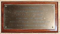 Memorial to Frederick Benjamin Coley