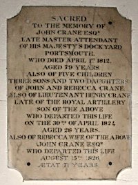 Memorial to John, Rebecca and Henry Crane