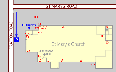 Plan of St Marys Church