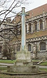 WW1 Memorial Cross, St Marys Church