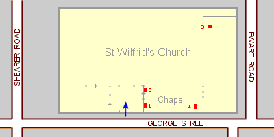 Plan of St Wilfrids Church