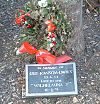 Memorial to Guy Ransom Davies (Wilhelmina J)