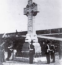 The memorial to the 8th Kings, Liverpool Regiment of Foot in Portsmouth c1870