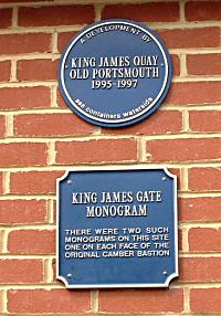 King James Quay plaques