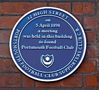 Portsmouth Football Club Plaque