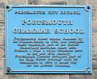 Portsmouth Grammar School Plaque