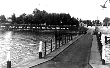 Entrance to HMS Excellent c1940