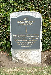 Memorial to 42 (RM) Commando