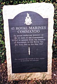 Memorial to 45 (RM) Commando