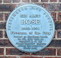 Alec Rose Plaque