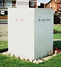 Memorial Stone in the D-Day Garden, Southsea