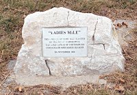 Ladies Mile plaque
