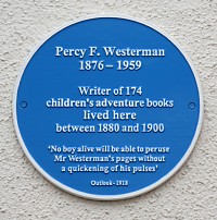 Percy Westerman Plaque