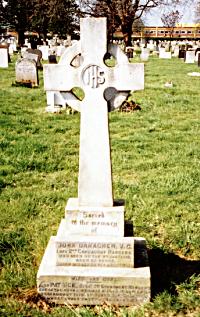 Headstone on the grave of John Danagher VC