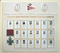 The Royal Naval Club and Royal Albert Yacht Club Memorial plaque