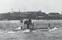 Submarine B11 at Portsmouth