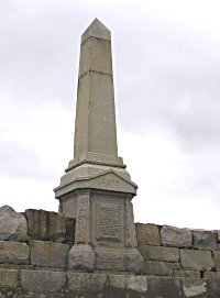 Memorial to Captain Boyd and the crew of Ajax on the East Pier, Dun Laoghaire