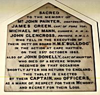 The Memorial to Men of HMS Bulldog