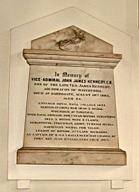 Memorial to Vice-Admiral JJ Kennedy