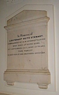 Memorial to Lieutenant Keith Stewart
