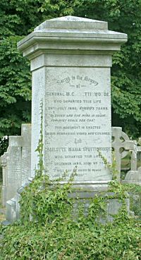 General MC Spottiswoode Headstone