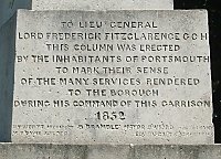 Memorial to Lieut General Lord Frederick Fitzclarence G.C.H.