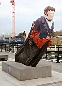 The HMS Vernon Figurehead