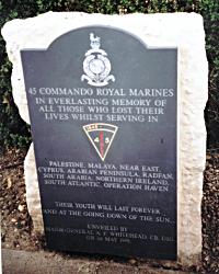 Memorial to 45 (RM) Commando