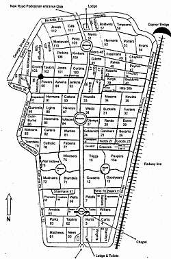 Plan of Kingston Cemetery